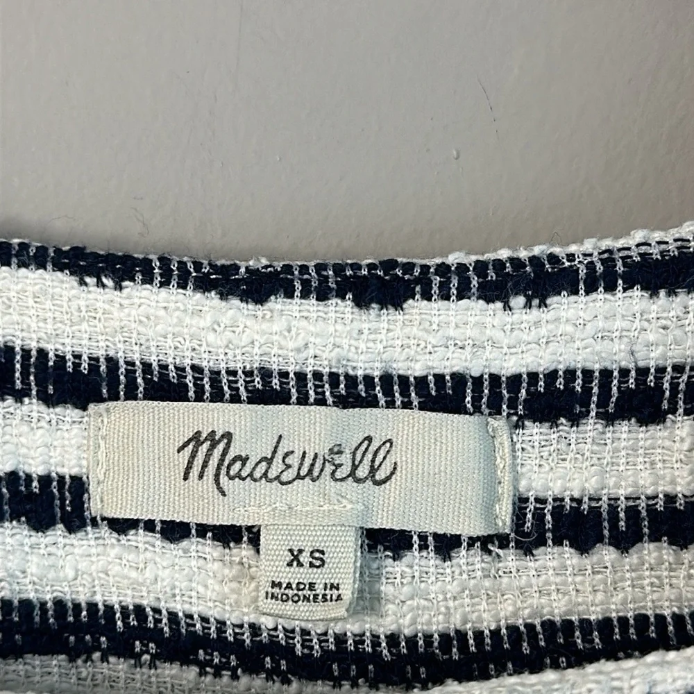 Madewell Texture & Thread Butterfly Top in Isley Stripe Top Size XS - Picture 11 of 13